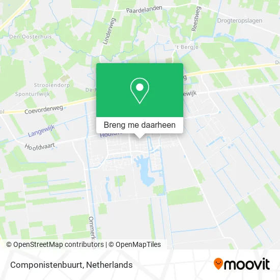 Componistenbuurt kaart
