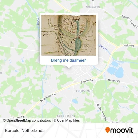 Borculo kaart