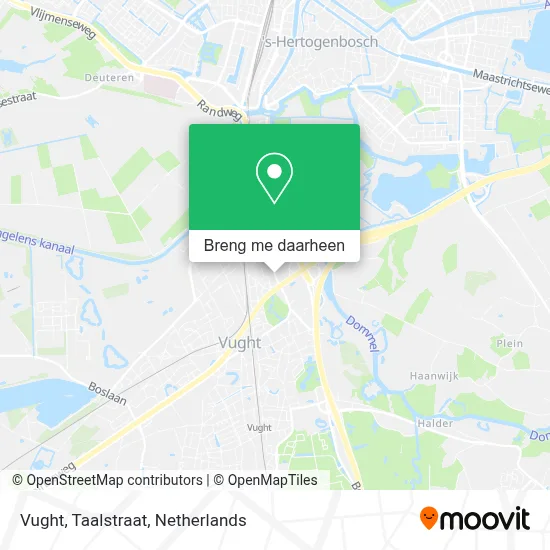 Vught, Taalstraat kaart