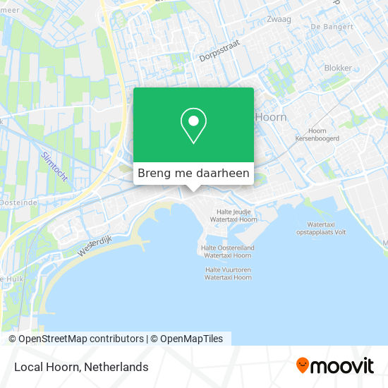 Local Hoorn kaart