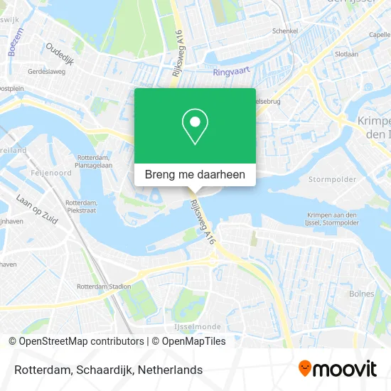Rotterdam, Schaardijk kaart