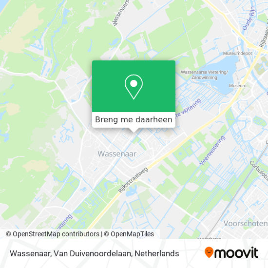 Wassenaar, Van Duivenoordelaan kaart