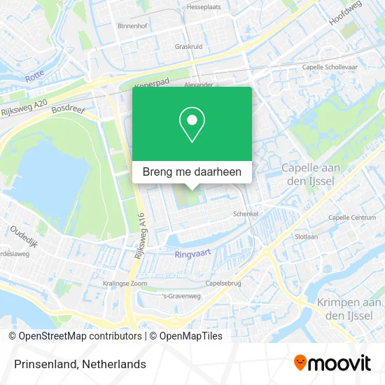 Prinsenland kaart