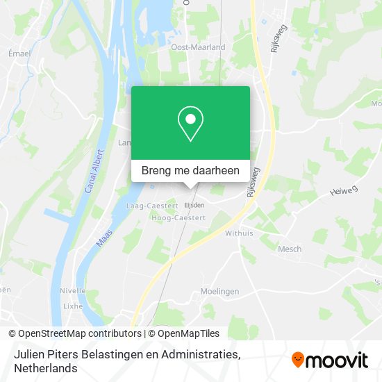 Julien Piters Belastingen en Administraties kaart