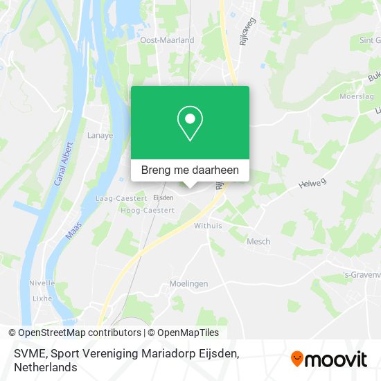SVME, Sport Vereniging Mariadorp Eijsden kaart