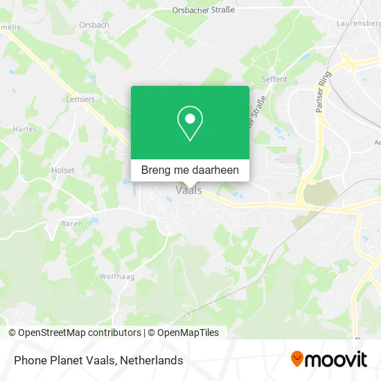 Phone Planet Vaals kaart