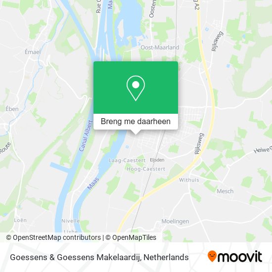 Goessens & Goessens Makelaardij kaart