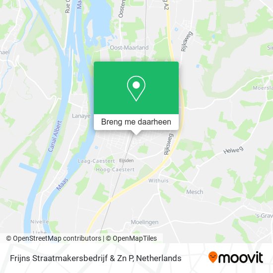 Frijns Straatmakersbedrijf & Zn P kaart