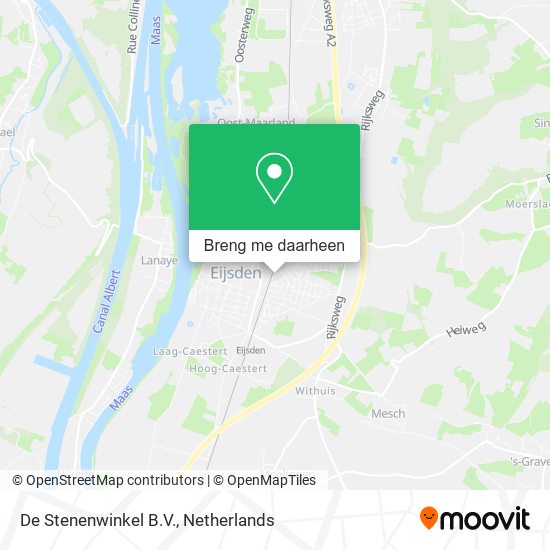 De Stenenwinkel B.V. kaart