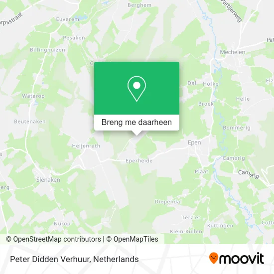 Peter Didden Verhuur kaart