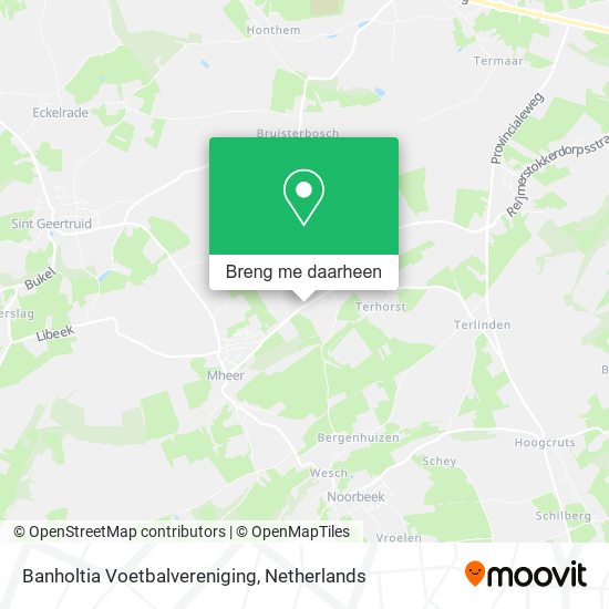 Banholtia Voetbalvereniging kaart