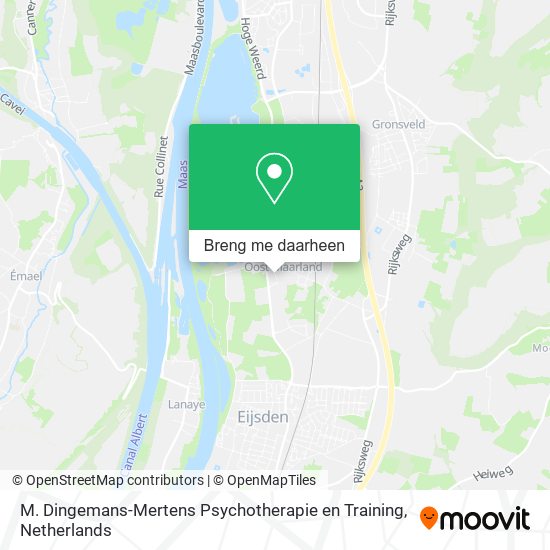 M. Dingemans-Mertens Psychotherapie en Training kaart