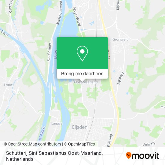 Schutterij Sint Sebastianus Oost-Maarland kaart