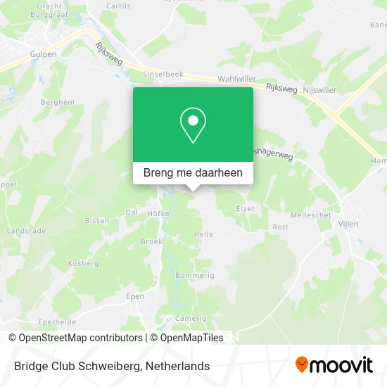 Bridge Club Schweiberg kaart