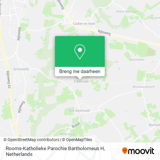 Rooms-Katholieke Parochie Bartholomeus H kaart