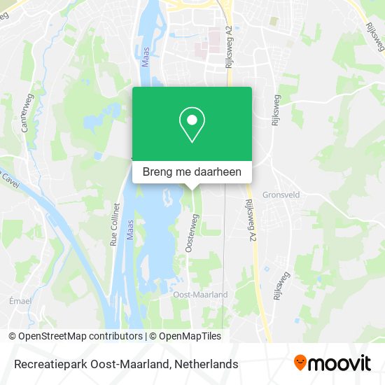 Recreatiepark Oost-Maarland kaart