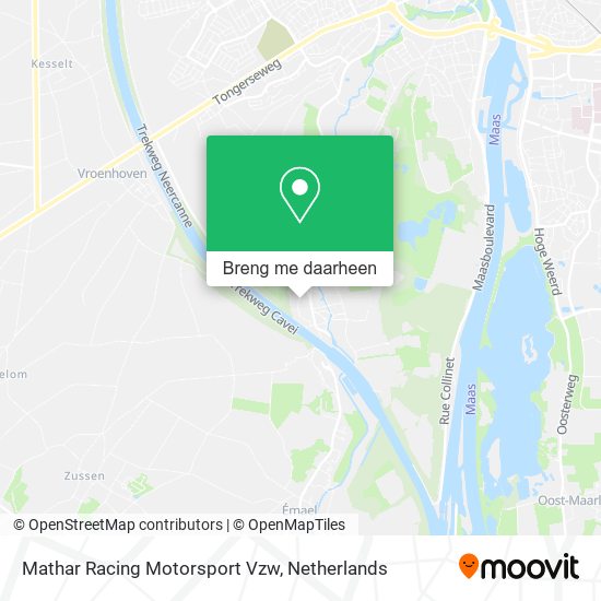 Mathar Racing Motorsport Vzw kaart