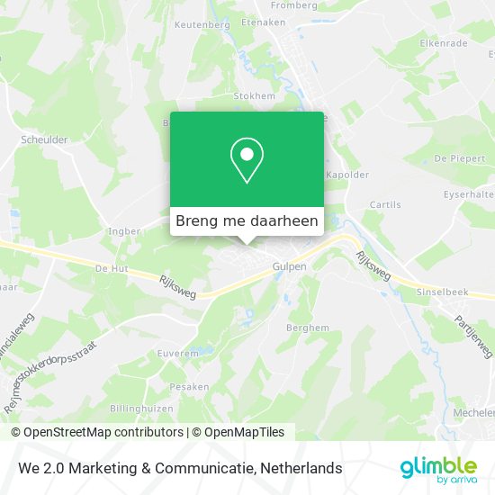 We 2.0 Marketing & Communicatie kaart