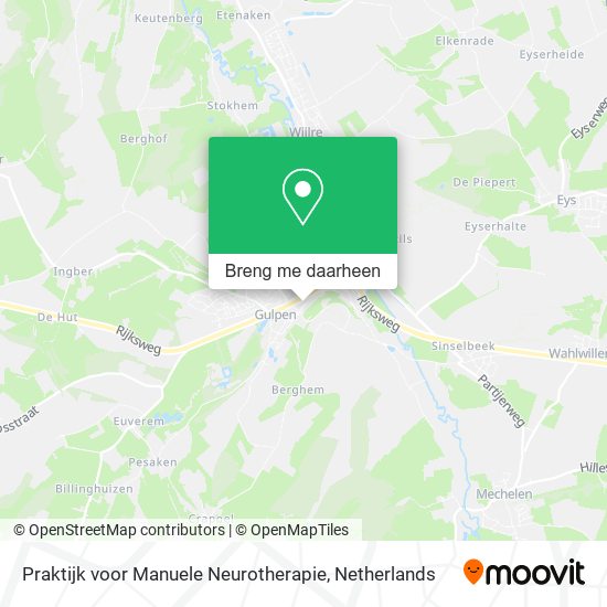 Praktijk voor Manuele Neurotherapie kaart