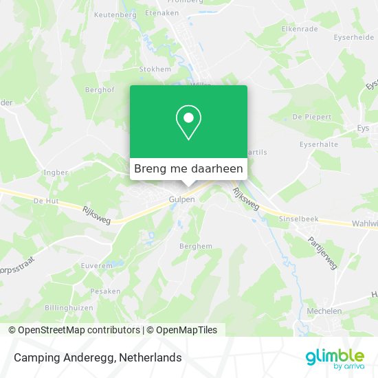 Camping Anderegg kaart