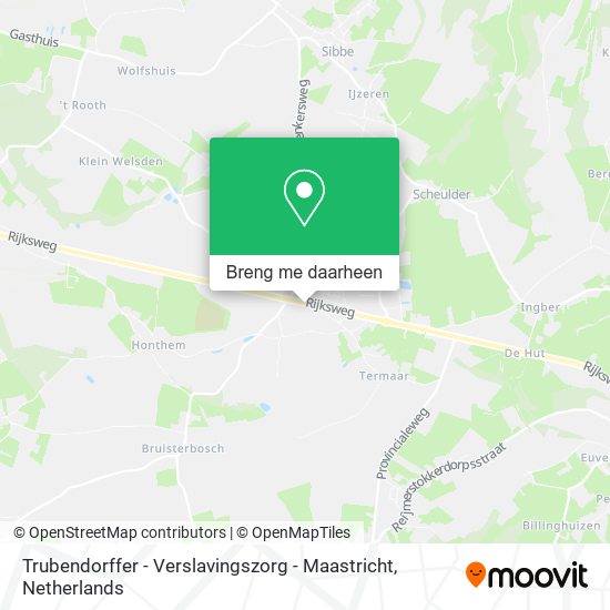 Trubendorffer - Verslavingszorg - Maastricht kaart