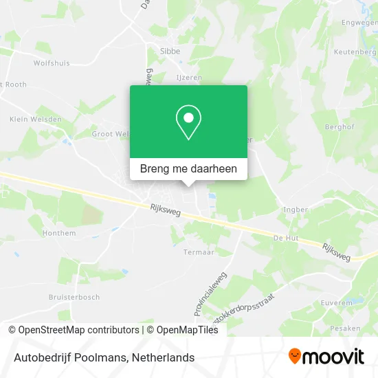 Autobedrijf Poolmans kaart