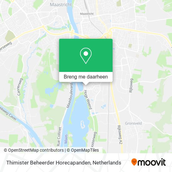 Thimister Beheerder Horecapanden kaart