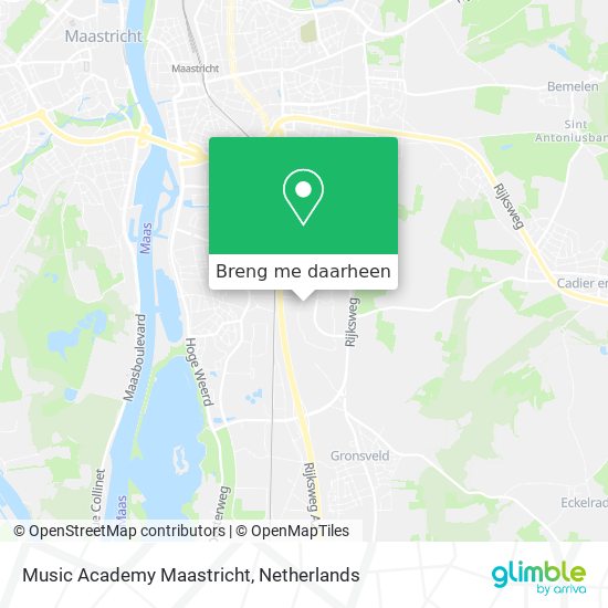 Music Academy Maastricht kaart