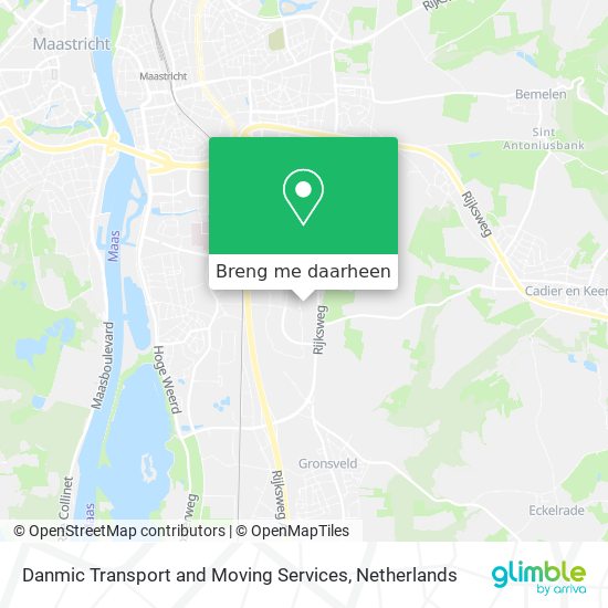 Danmic Transport and Moving Services kaart