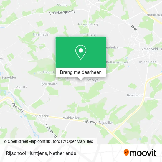 Rijschool Huntjens kaart