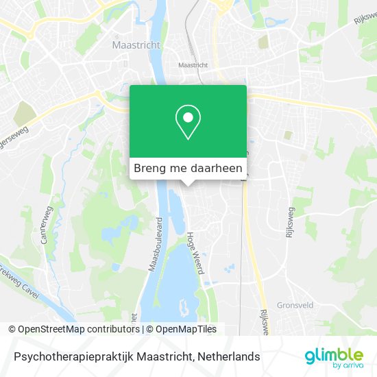 Psychotherapiepraktijk Maastricht kaart