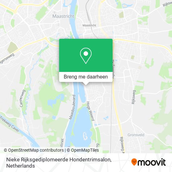 Nieke Rijksgediplomeerde Hondentrimsalon kaart