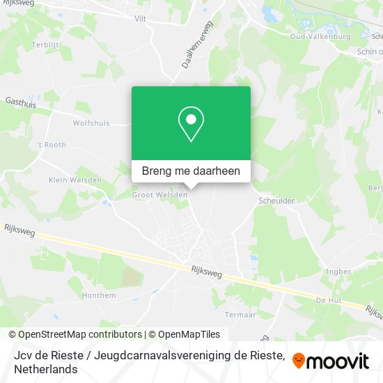 Jcv de Rieste / Jeugdcarnavalsvereniging de Rieste kaart