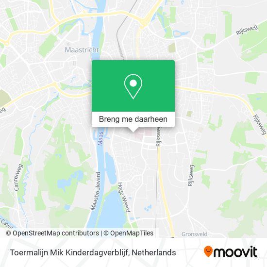Toermalijn Mik Kinderdagverblijf kaart