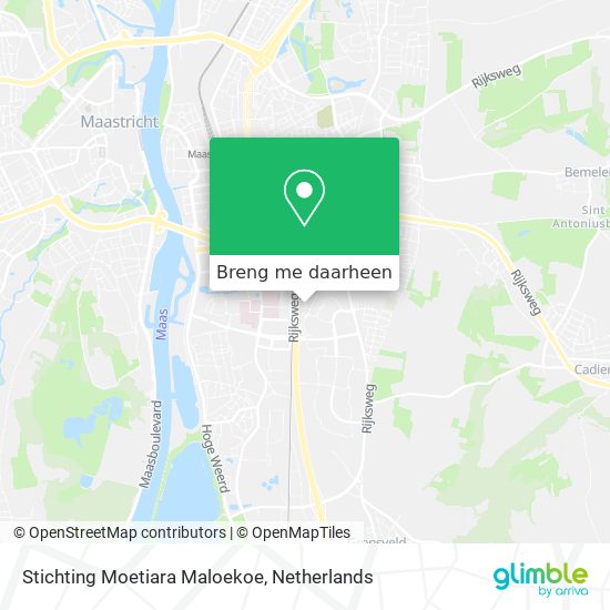 Stichting Moetiara Maloekoe kaart