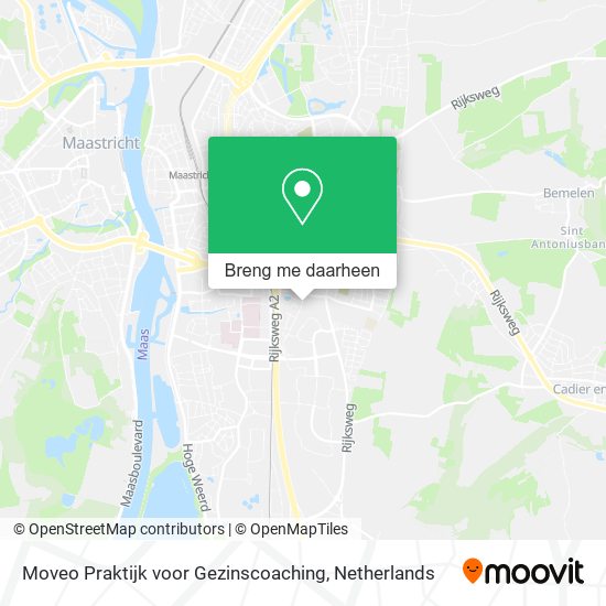 Moveo Praktijk voor Gezinscoaching kaart