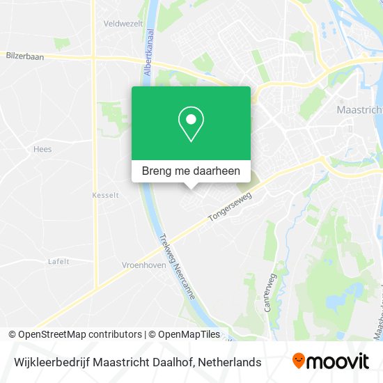 Wijkleerbedrijf Maastricht Daalhof kaart