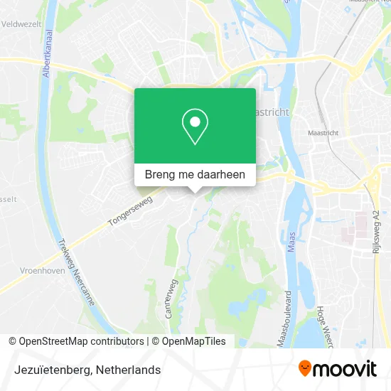 Jezuïetenberg kaart