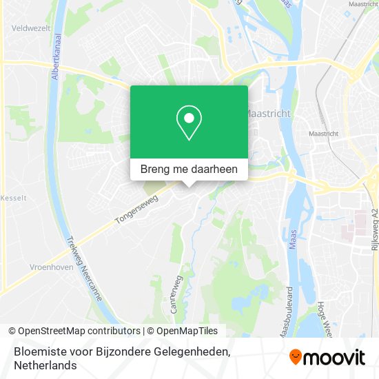 Bloemiste voor Bijzondere Gelegenheden kaart