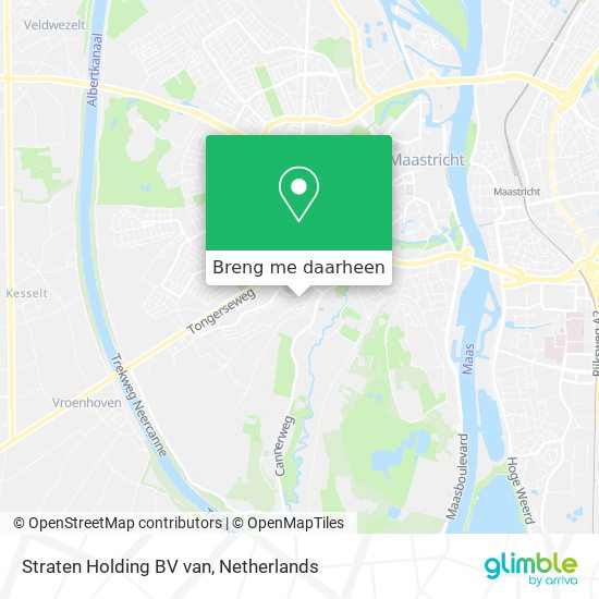 Straten Holding BV van kaart