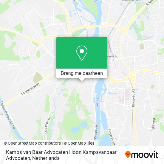 Kamps van Baar Advocaten Hodn Kampsvanbaar Advocaten kaart