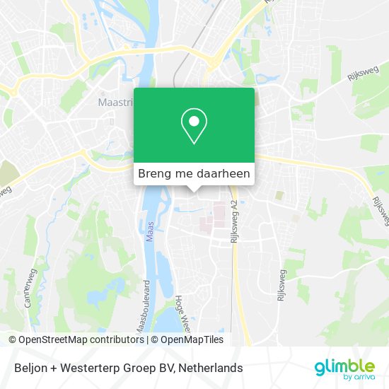 Beljon + Westerterp Groep BV kaart