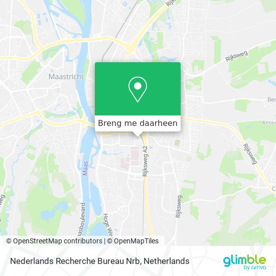 Nederlands Recherche Bureau Nrb kaart