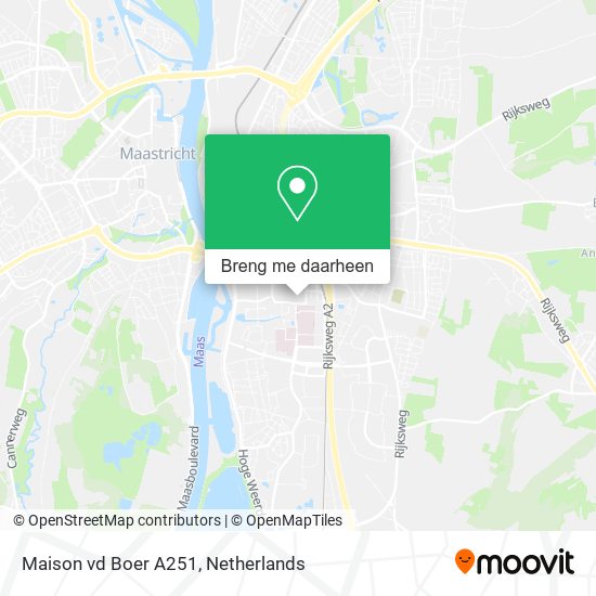 Maison vd Boer A251 kaart