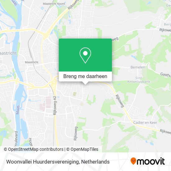 Woonvallei Huurdersvereniging kaart