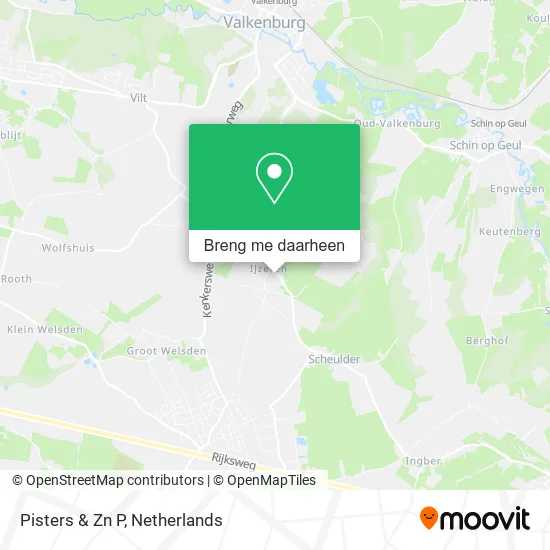 Pisters & Zn P kaart