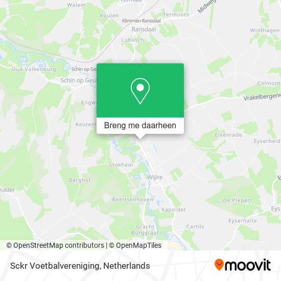 Sckr Voetbalvereniging kaart