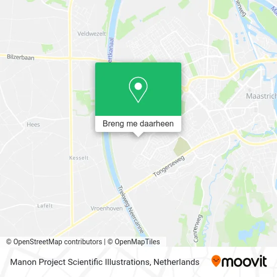 Manon Project Scientific Illustrations kaart