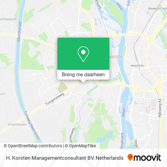 H. Korsten Managementconsultant BV kaart