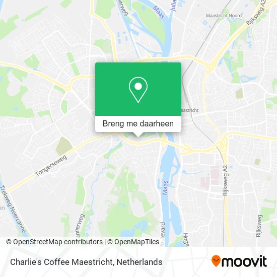 Charlie's Coffee Maestricht kaart